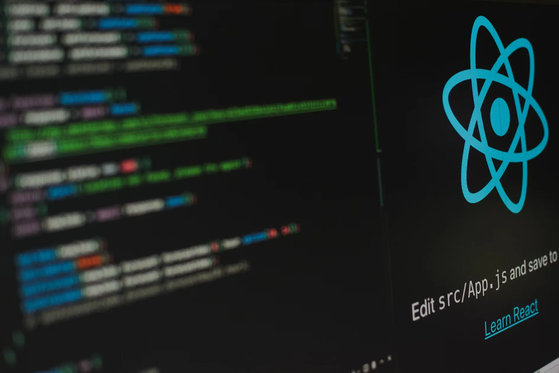 Code editor showing Astro and Tailwind CSS code